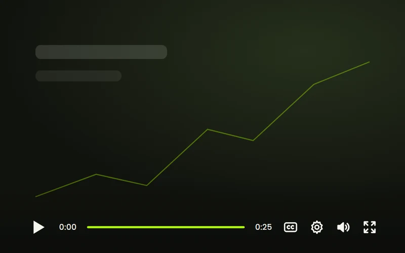 KillerPlayer Pulse theme: controls sit directly on the video with no bar behind them
